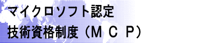 �}�C�N���\�t�g�F��Z�p���i���x�iMCP)