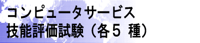 コンピュータサービス技能評価試験