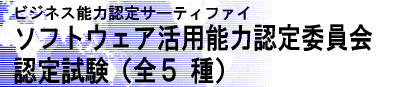 �\�t�g�E�F�A���p�\�͔F��ψ���F�莎��(�S5��j